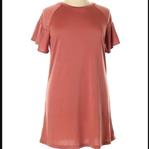Love...Ady Shift Dress w/Ruffle Sleeves